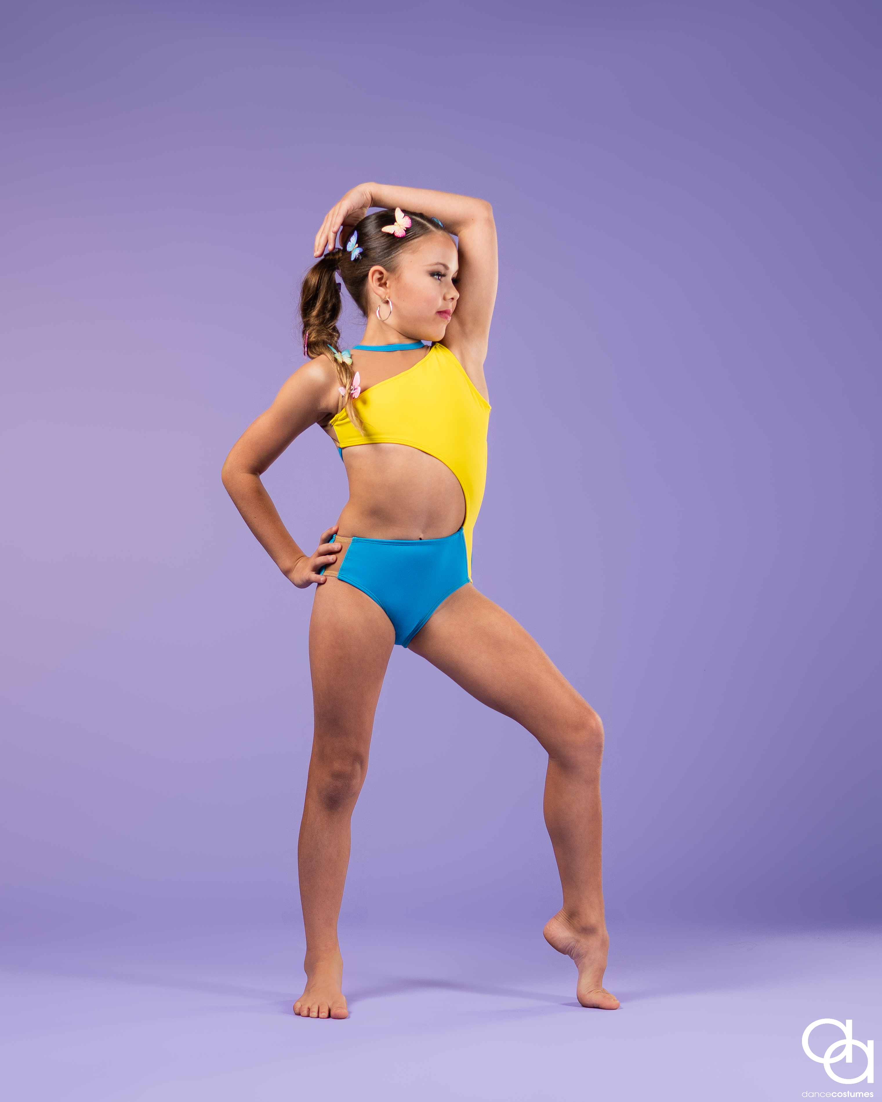 CORAL MOSAIC LEOTARD