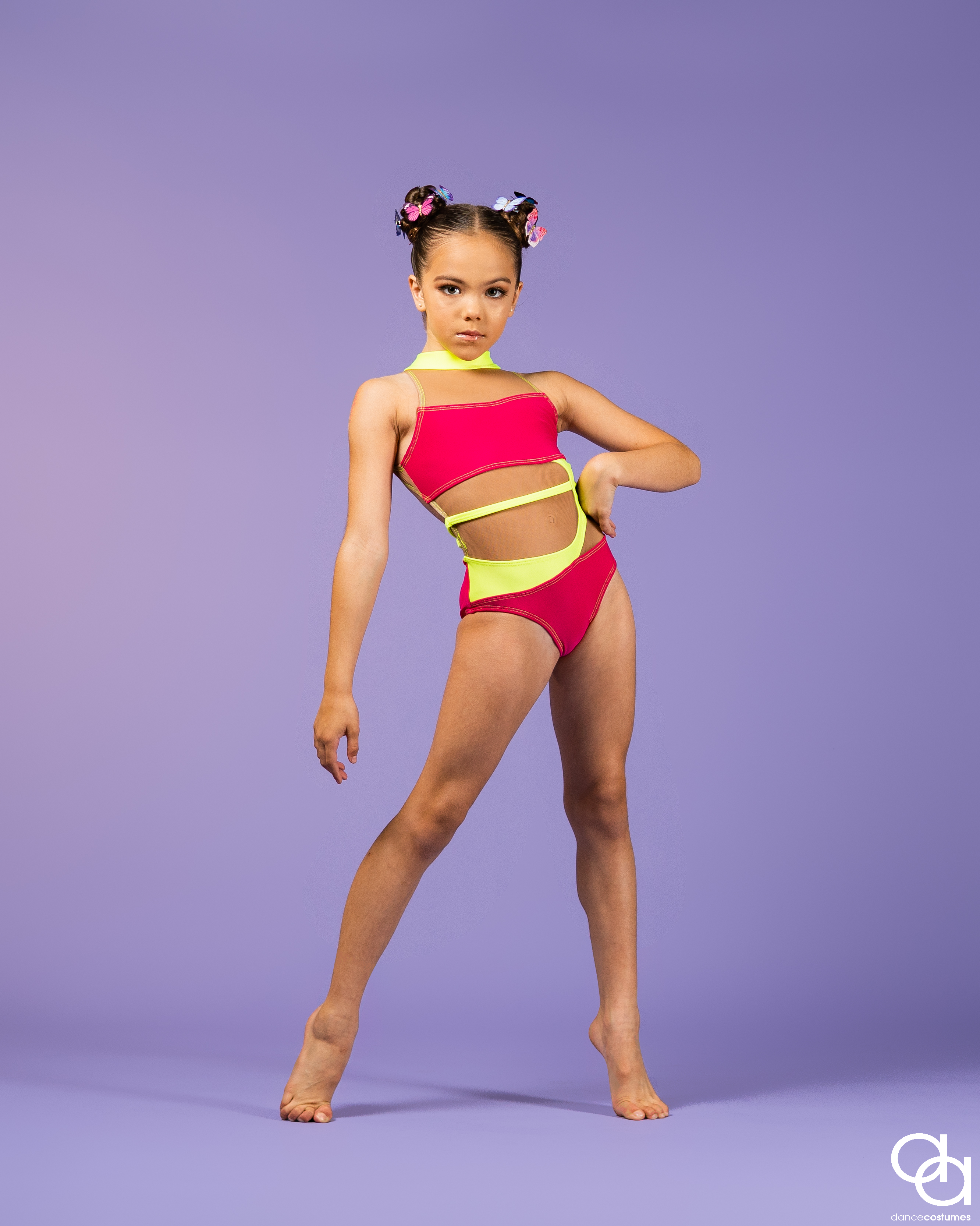SWAN MOSAIC LEOTARD
