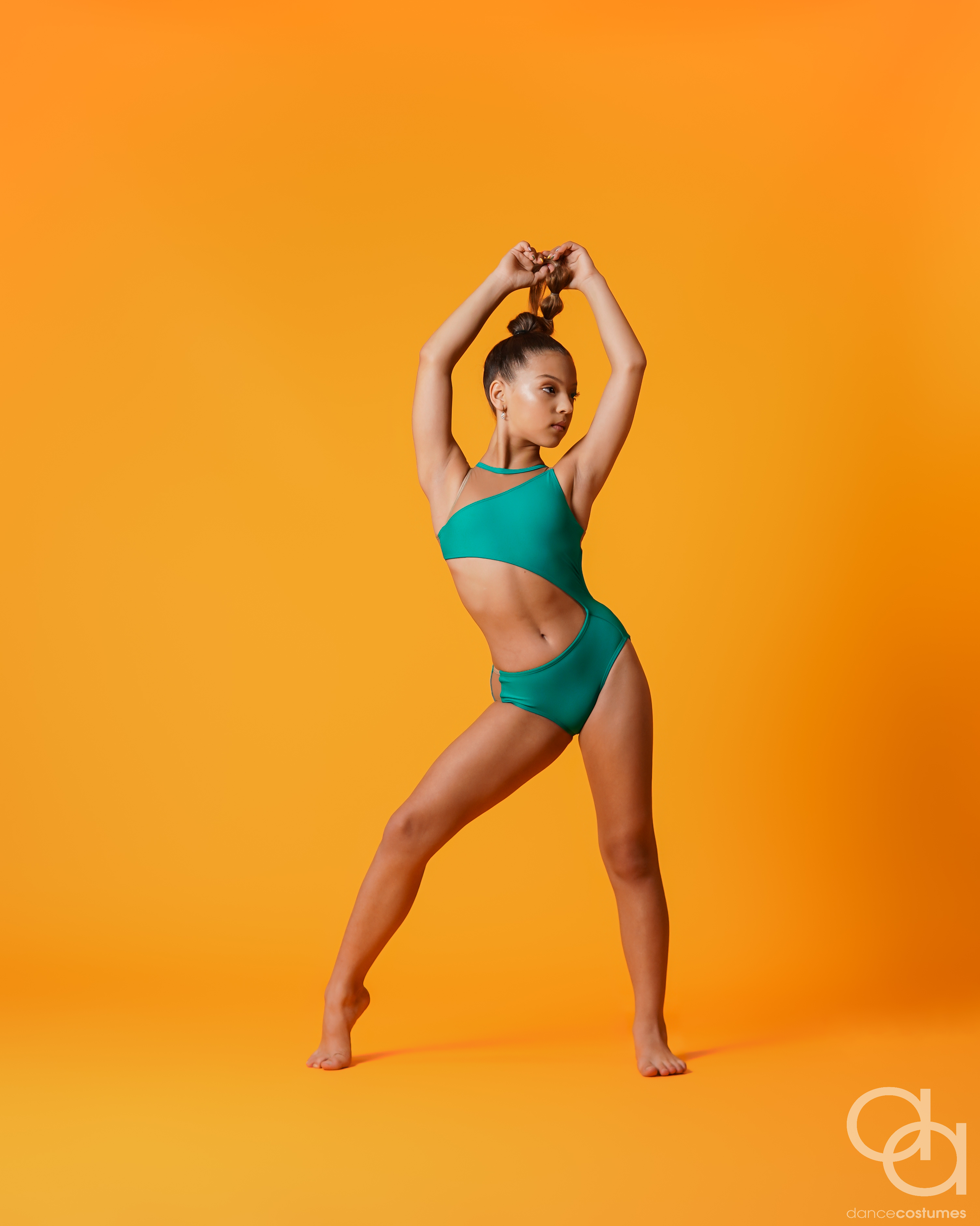 CORAL LEOTARD - ON SALE